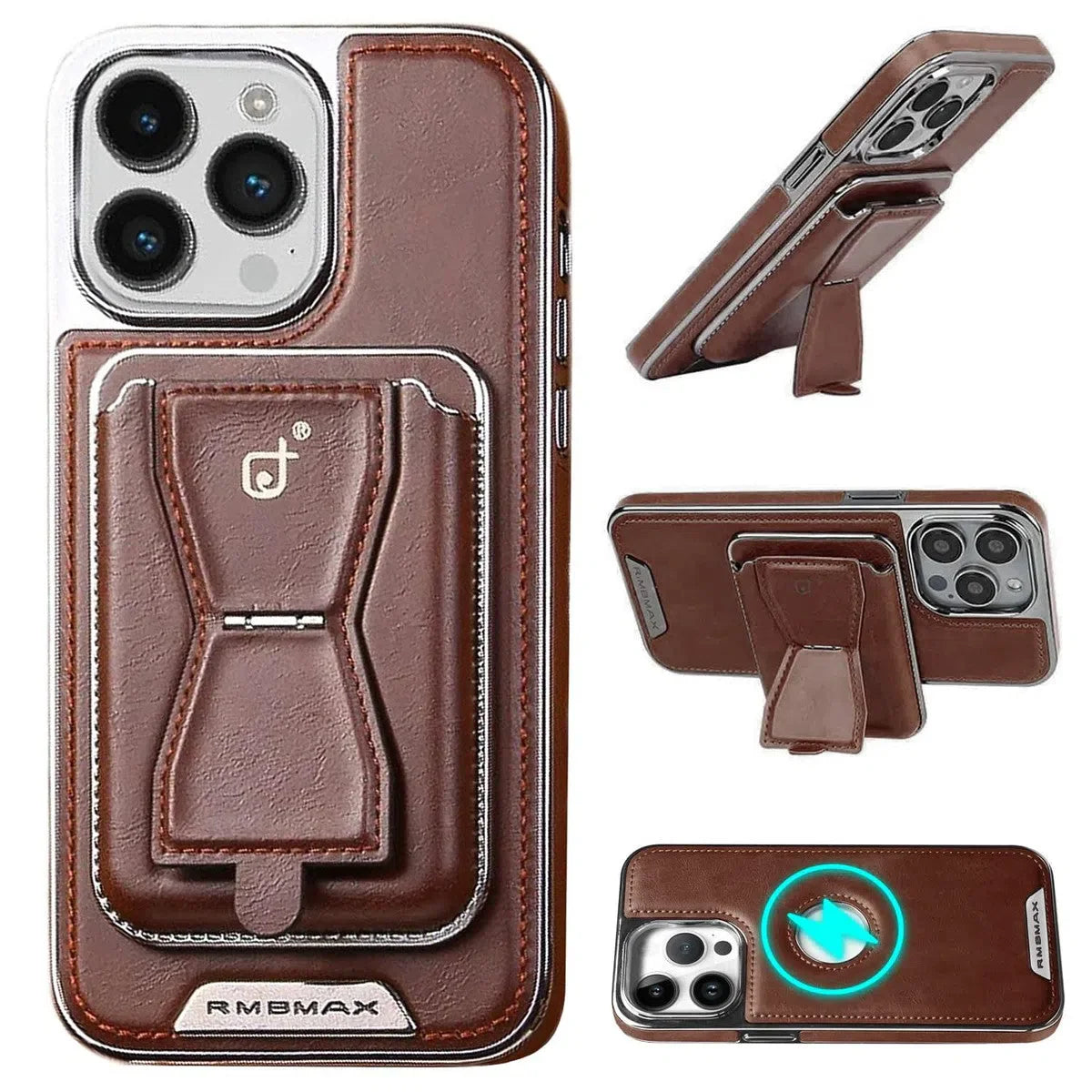 Full Coverage Protection Leather iPhone Case - Durable leather case offering complete protection, stylish design, and secure fit for your iPhone.