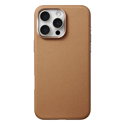 VEGAN: Premium Leather Magnetic iPhone Case - Eco-friendly vegan leather case with MagSafe compatibility, offering stylish protection and seamless wireless charging for your iPhone.