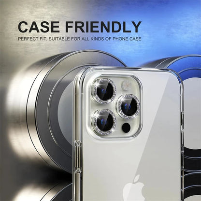 Diamond Metal Protective Camera Lens Protector