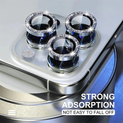 Diamond Metal Protective Camera Lens Protector