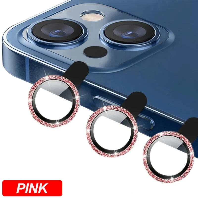 Diamond Metal Protective Camera Lens Protector