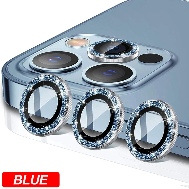 Diamond Metal Protective Camera Lens Protector