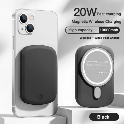 Portable Magsafe Power Bank Fast Charger Magnetic Wireless Charger