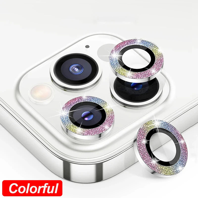 Diamond Metal Protective Camera Lens Protector